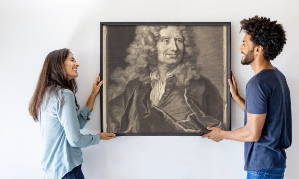 François Chereau I after Hyacinthe Rigaud