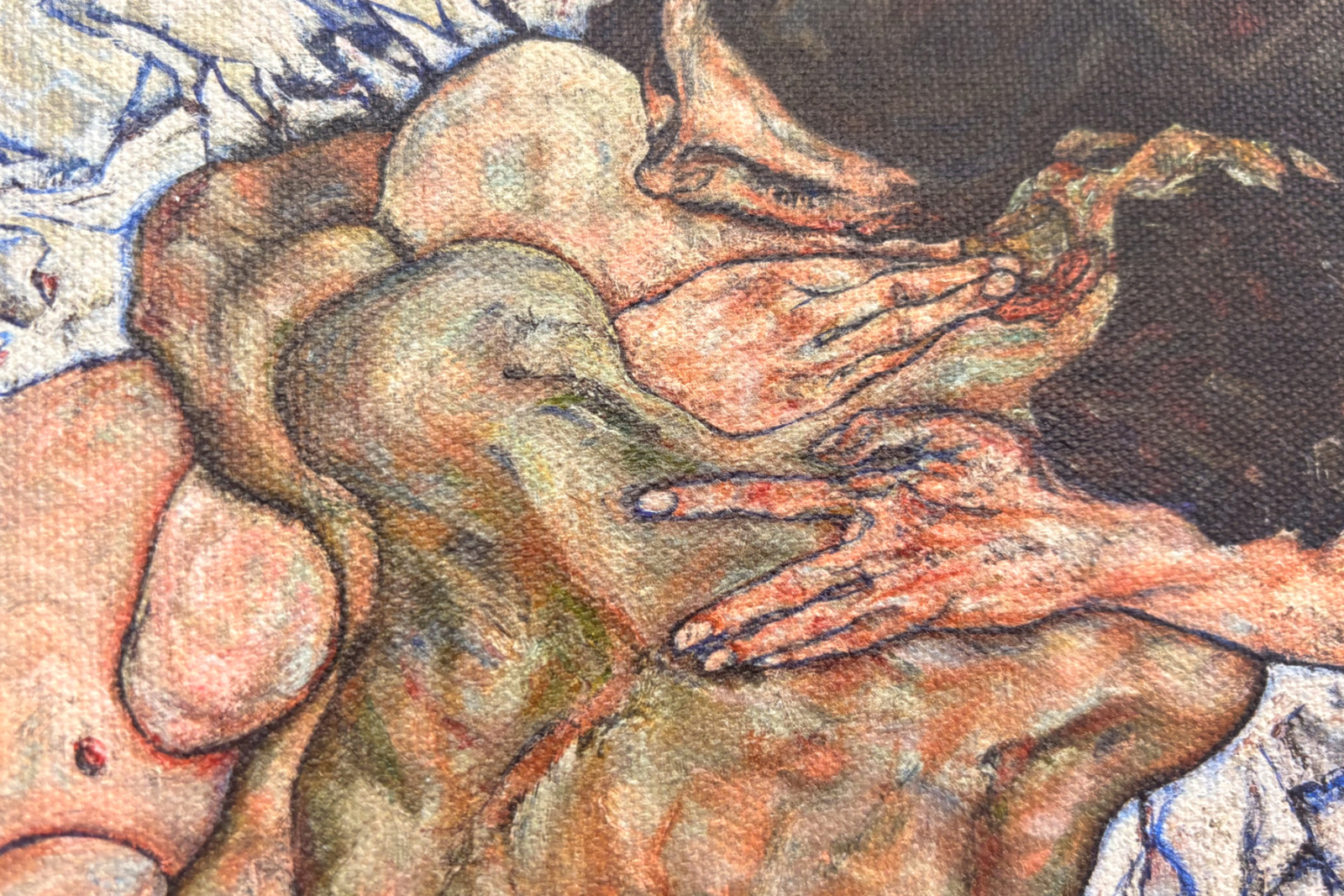 De omhelzing, 1917 - Egon Schiele