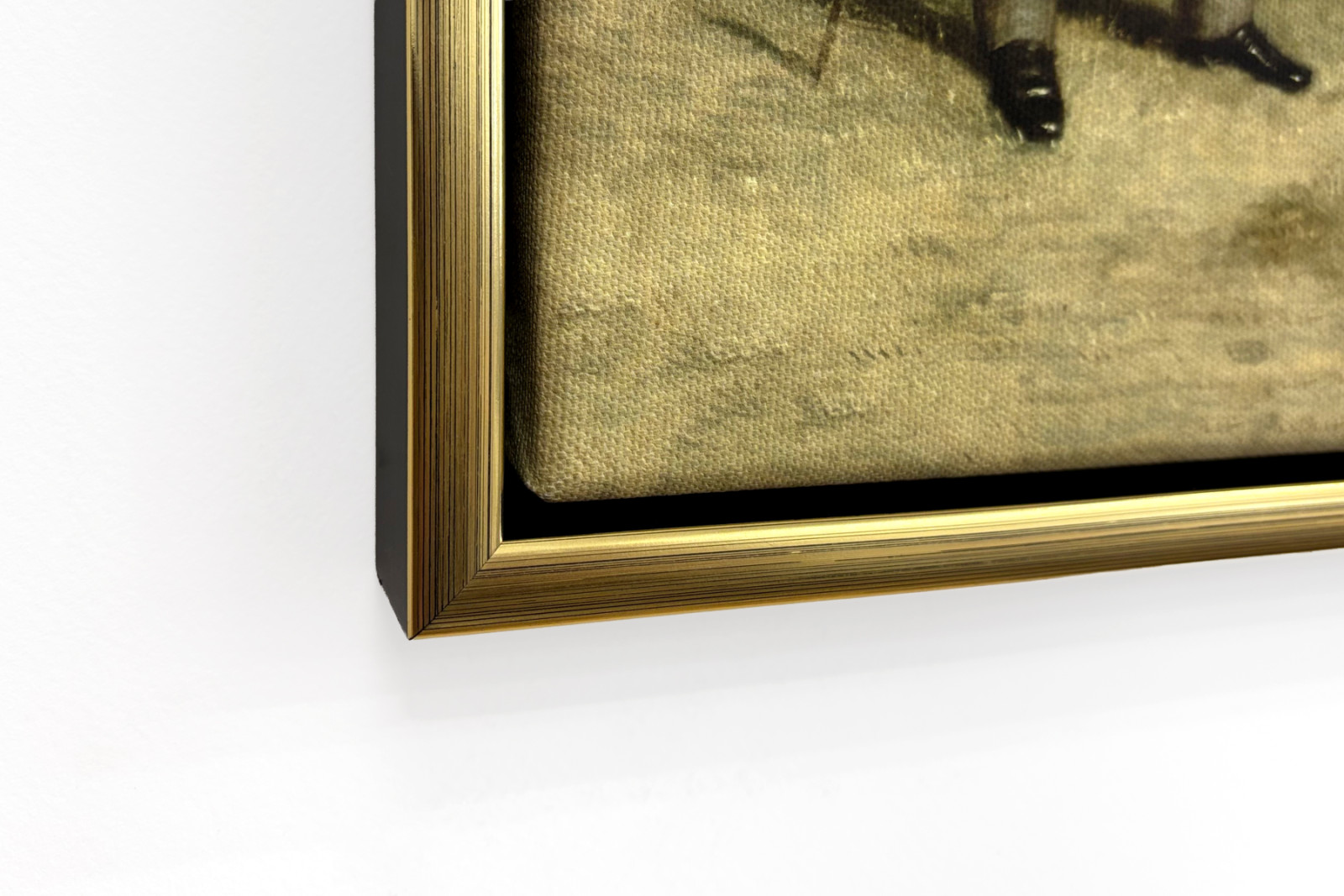 Gladiateur met Harry Grimshaw en zijn eigenaar, Graaf Frederic de Lagrange, 1865 - Harry Hall