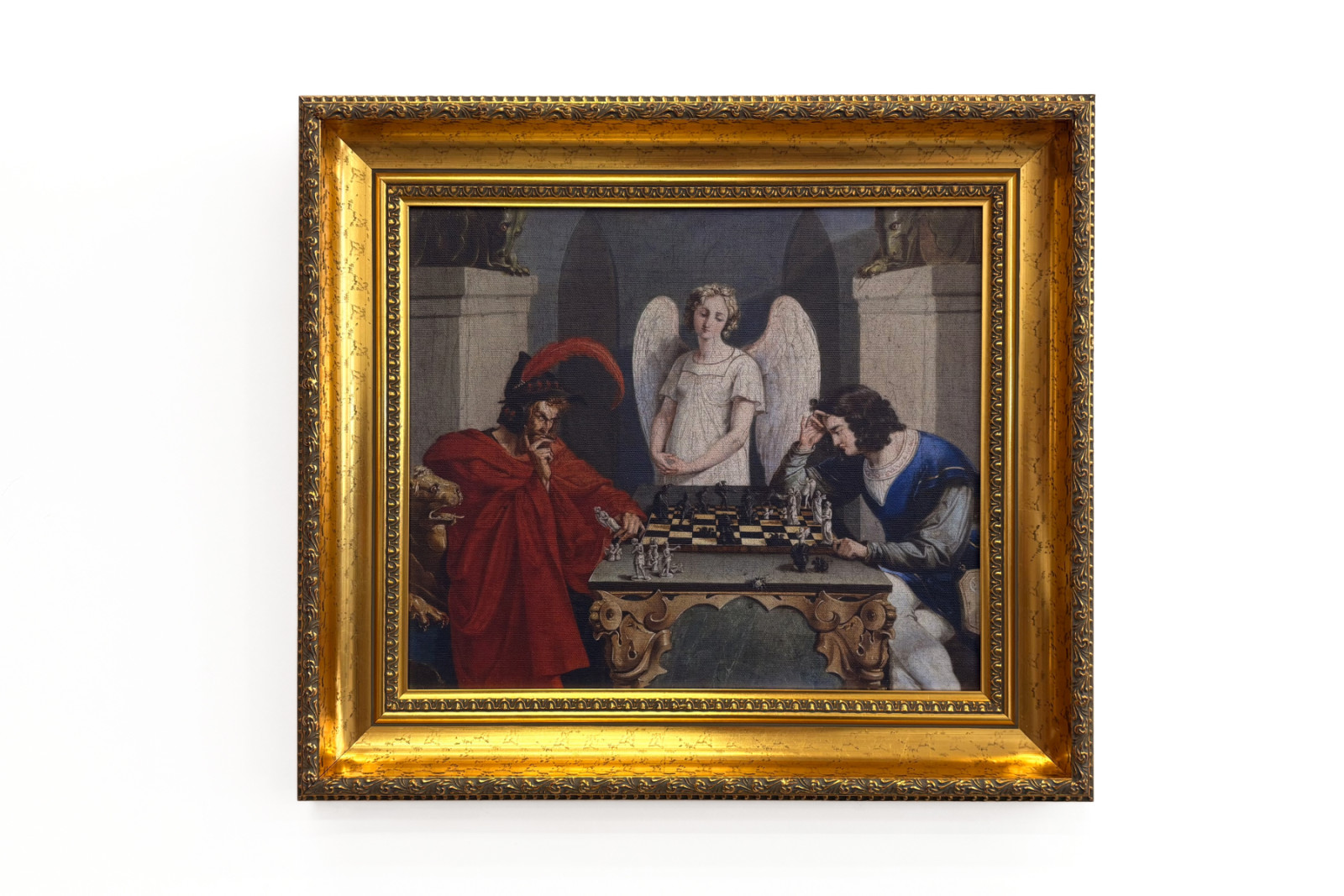 Faust en Mephisto aan het schaken - Unbekannt Unbekannt