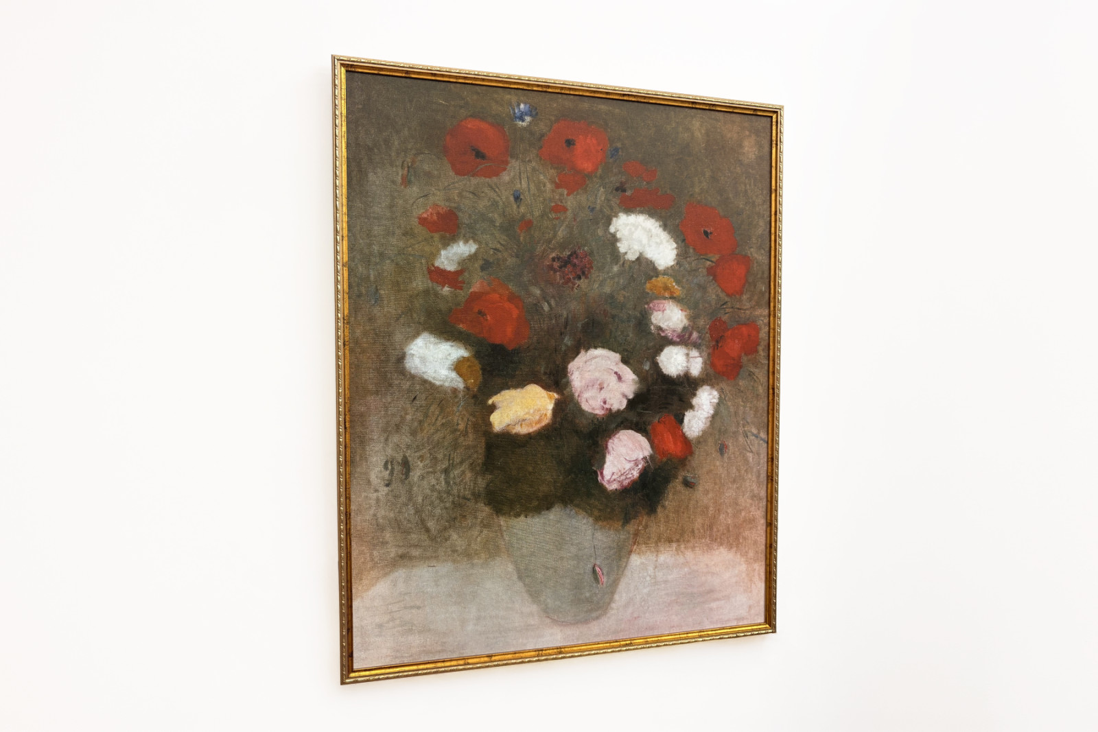 Boeket met klaprozen. Schilderij door Odilon Redon (1840-1916) - Odilon Redon