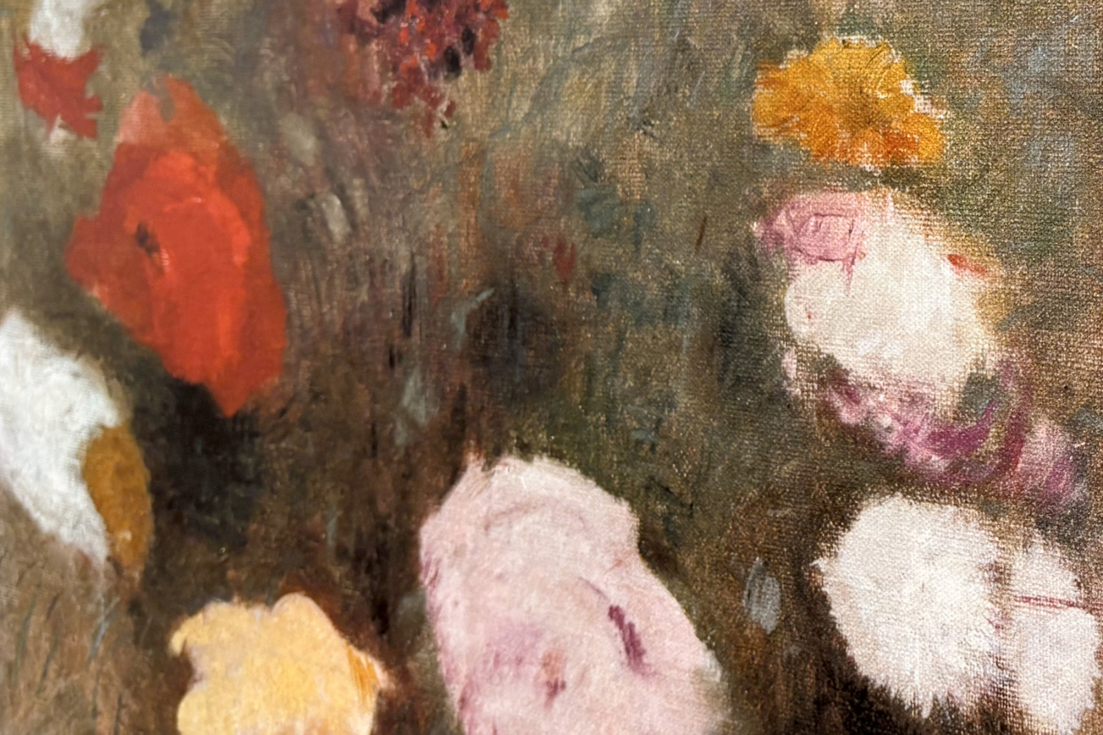 Boeket met klaprozen. Schilderij door Odilon Redon (1840-1916) - Odilon Redon