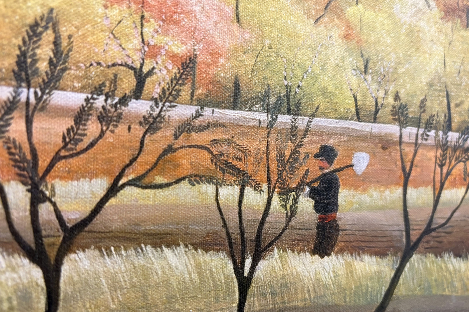 Landschap met Boer - Henri Rousseau