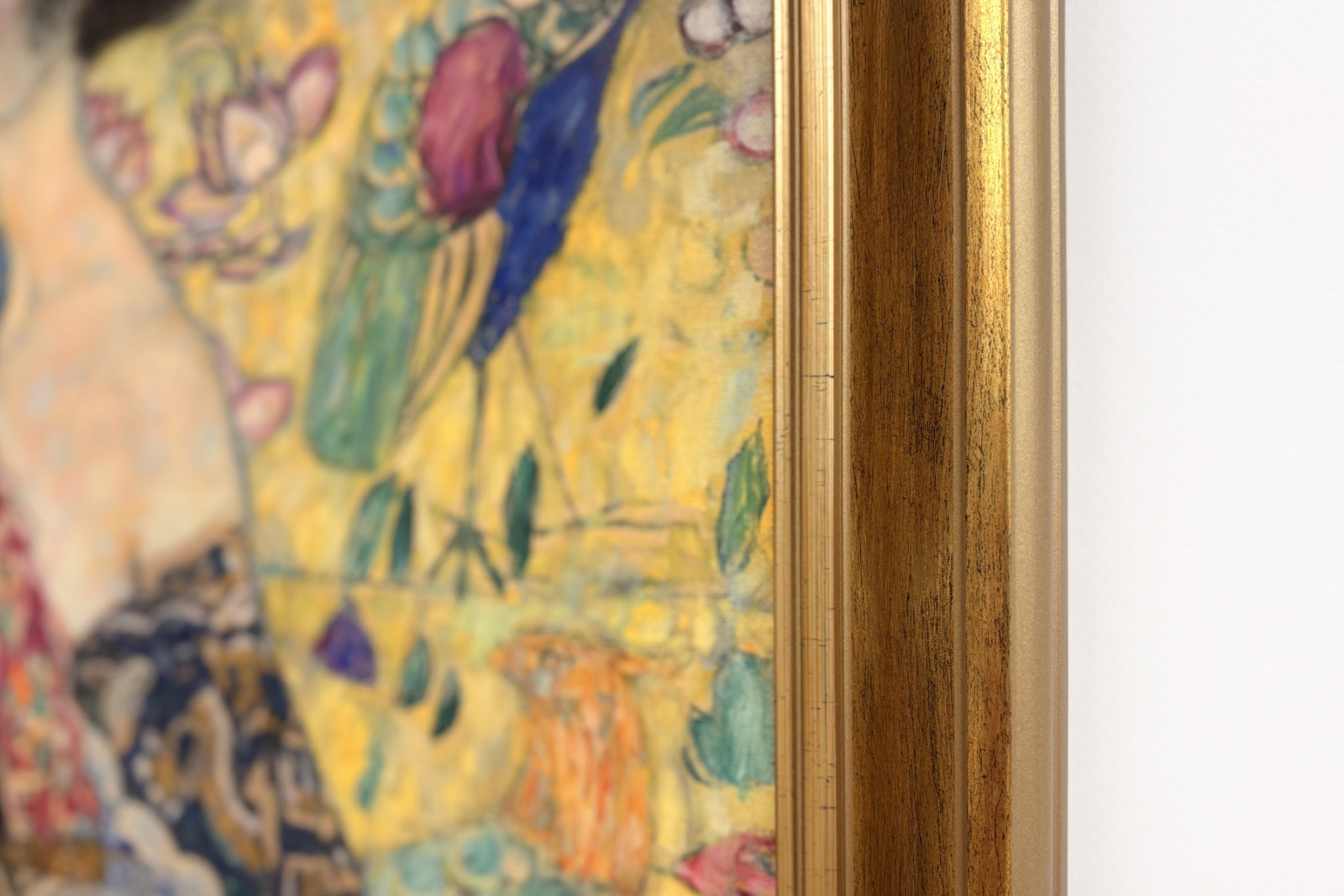 Dame met waaier - Gustav Klimt