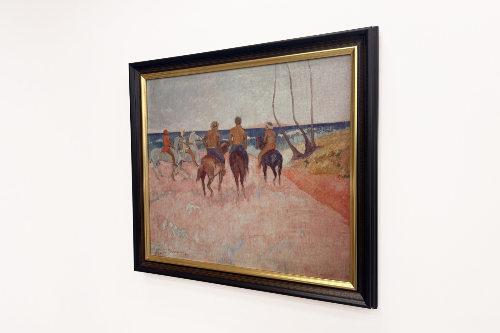 Ruiter op het Strand - Paul Gauguin