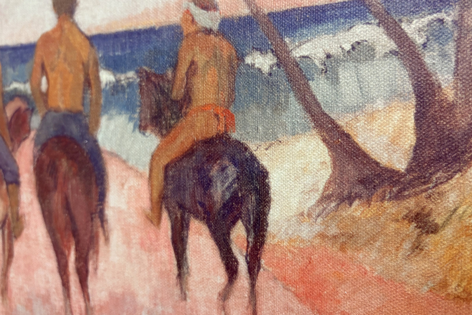 Ruiter op het Strand - Paul Gauguin