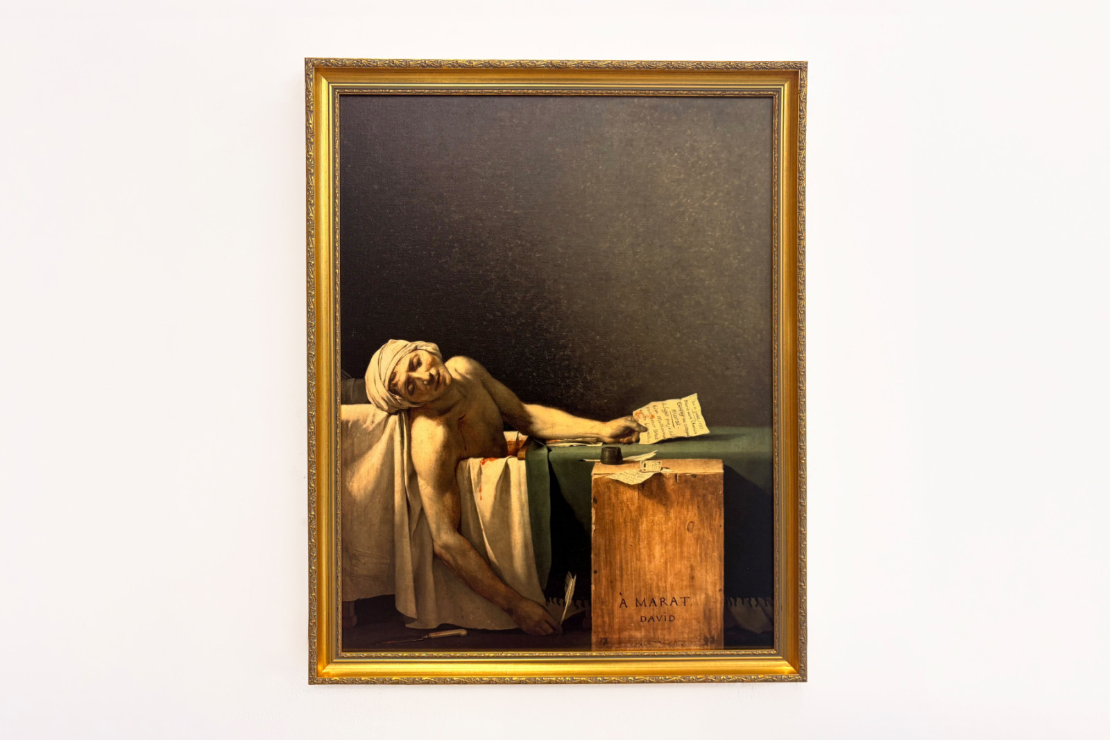 De Dood van Marat - Jacques Louis David