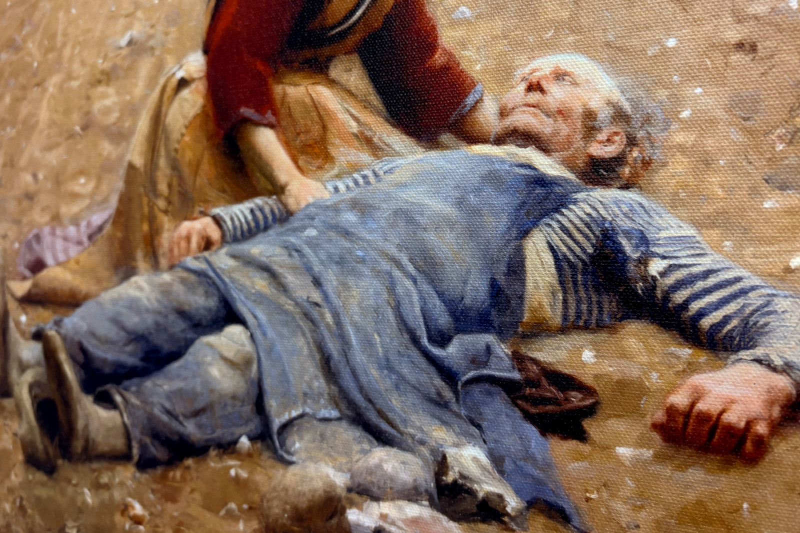 Uitgeput of De martelaar, 1889 - Hans Andersen Brendekilde