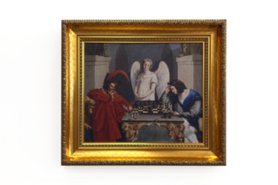 Faust en Mephisto aan het schaken