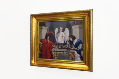 Faust en Mephisto aan het schaken - Unbekannt Unbekannt