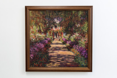 Een pad in Monet's tuin, Giverny, 1902