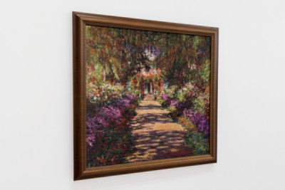Een pad in Monet's tuin, Giverny, 1902