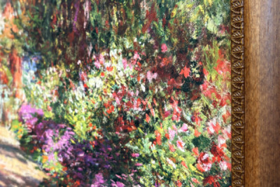 Een pad in Monet's tuin, Giverny, 1902