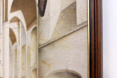 Interieur van de Sint-Odulphuskerk in Assendelft, 1649