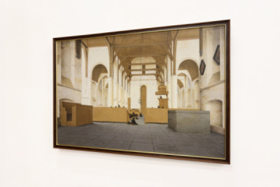 Interieur van de Sint-Odulphuskerk in Assendelft, 1649