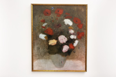 Boeket met klaprozen. Schilderij door Odilon Redon (1840-1916) - Odilon Redon