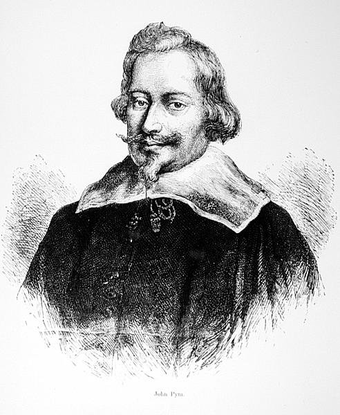 Portret van John Pym (c.1584-1643) door English School