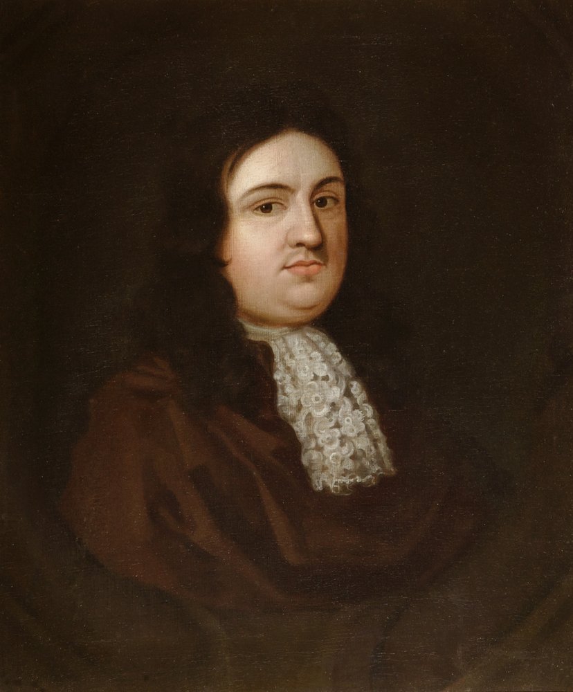 Portret van een heer door English School