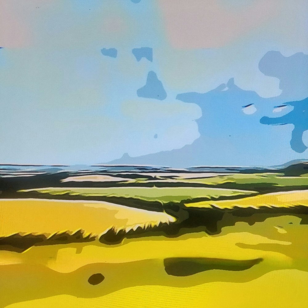 Digitale Landschaft 02 door M. Vet