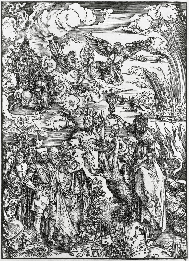 Hoer van Babylon, Apocalyps door Albrecht Dürer