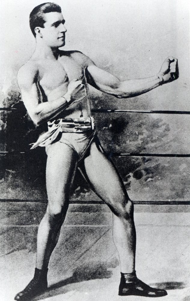 James J. Corbett door American School