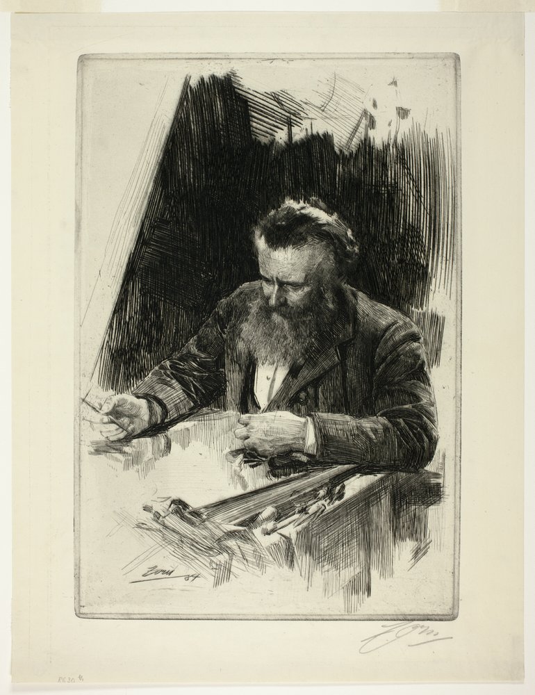 Axel Herman Haig III door Anders Leonard Zorn