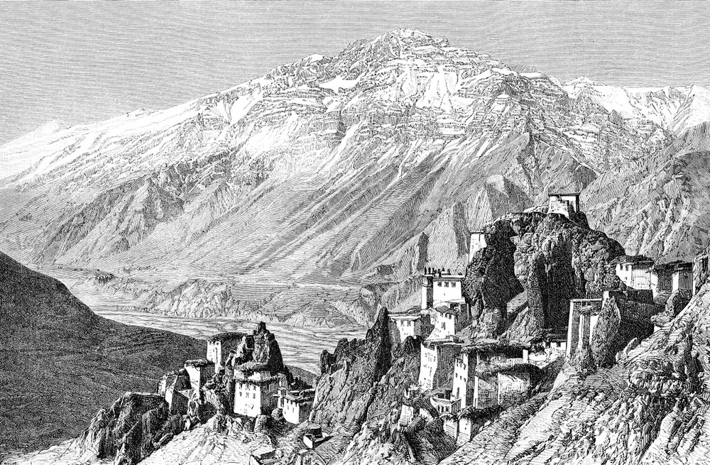 Dankar, Lahul en Spiti, India, 1895 | Armand Kohl