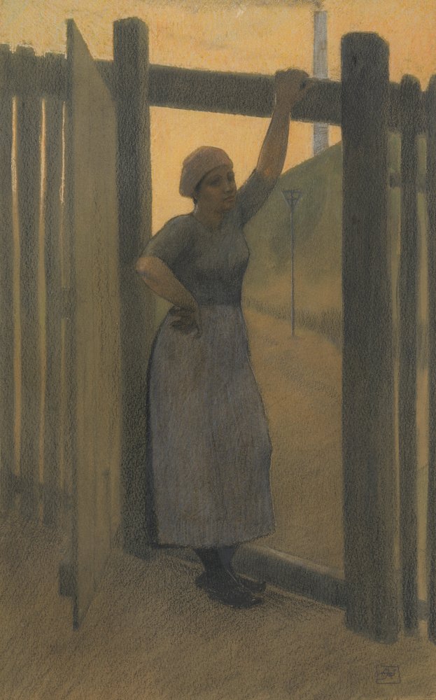 Hiercheuse door Armand Rassenfosse