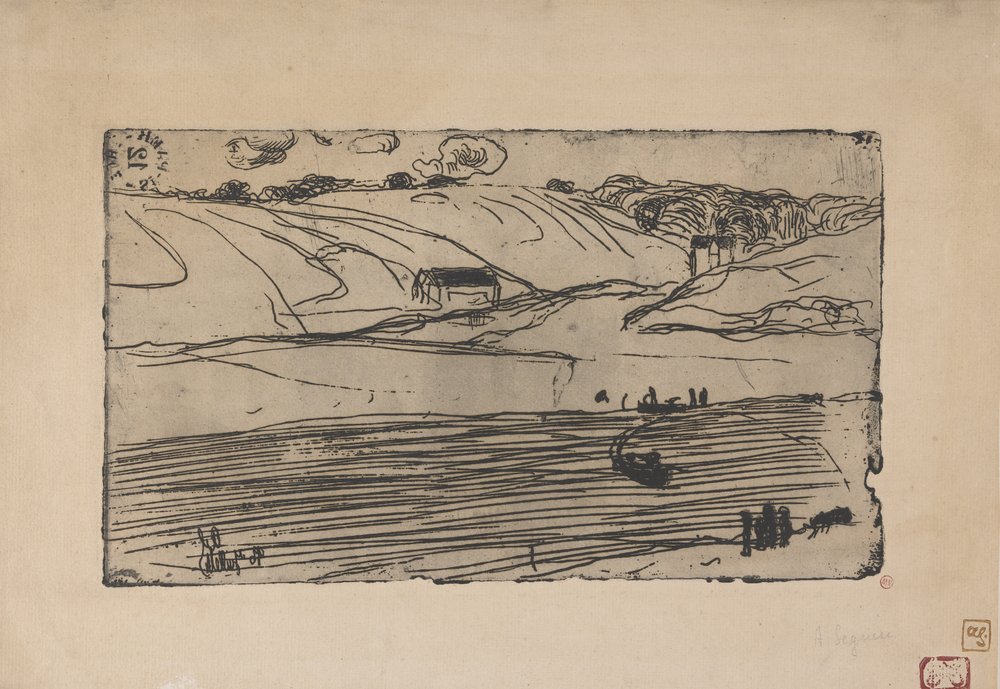 La Peche (Vissen) 1893 door Armand Séguin