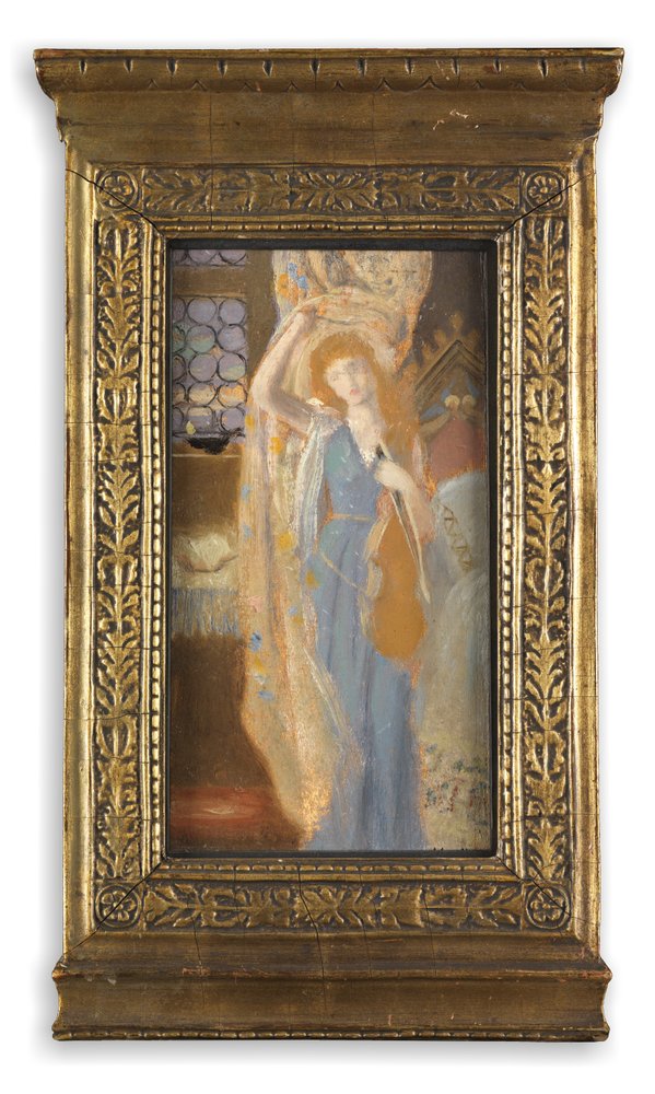Viola d’amore door Arthur Hughes