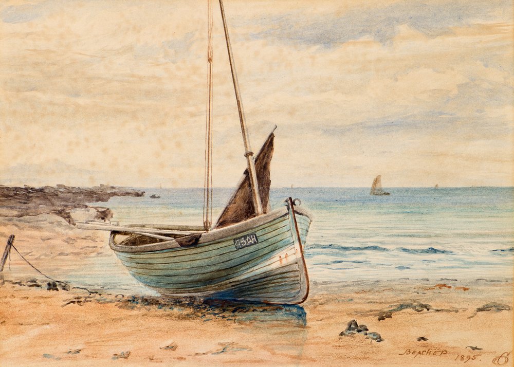 Gestrand door Charles Ower