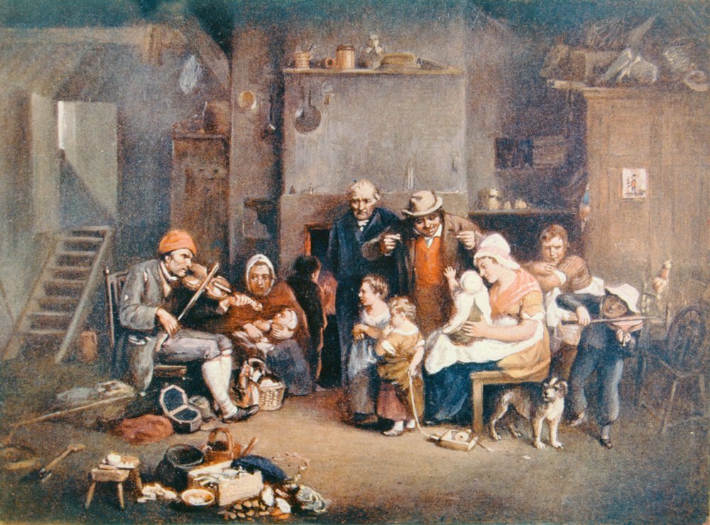 De Blinde Vioolspeler, illustratie uit 