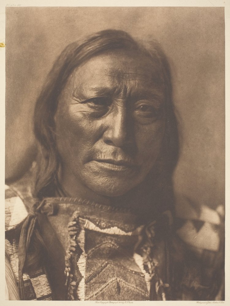 Hollow Horn Bear door Edward S. Curtis