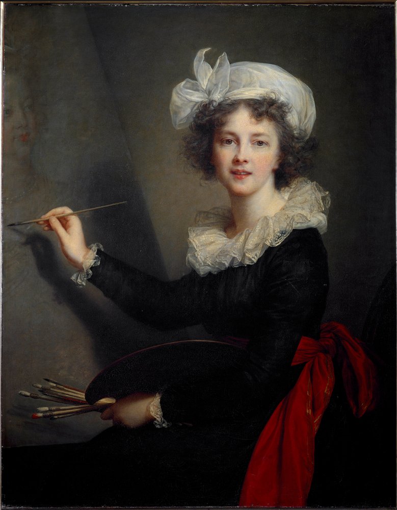 Zelfportret, ca. 1791 door Elisabeth Louise Vigee-Lebrun