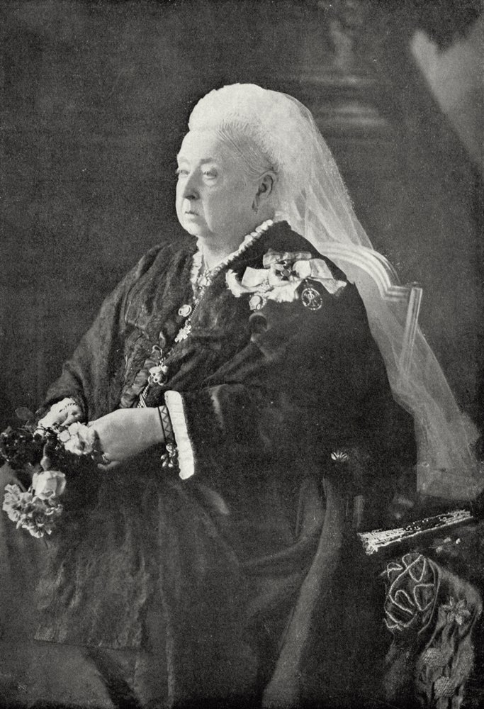 Koningin Victoria (1819-1901), circa 1899 door English Photographer