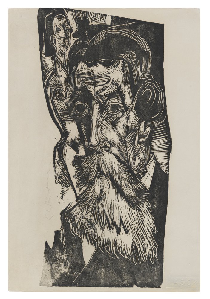 Portret van Ludwig Schames door Ernst Ludwig Kirchner