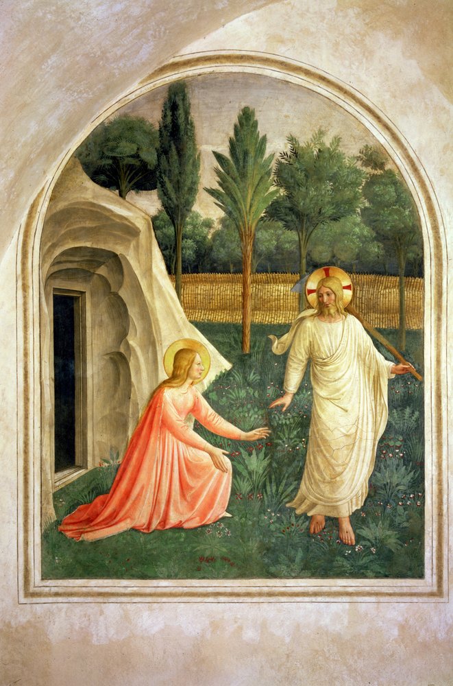 Noli me tangere, 1442 door Fra Angelico