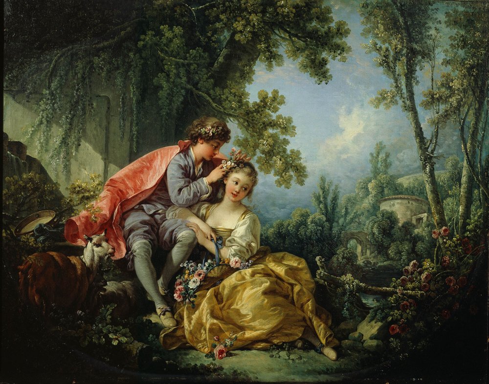 Lente door François Boucher