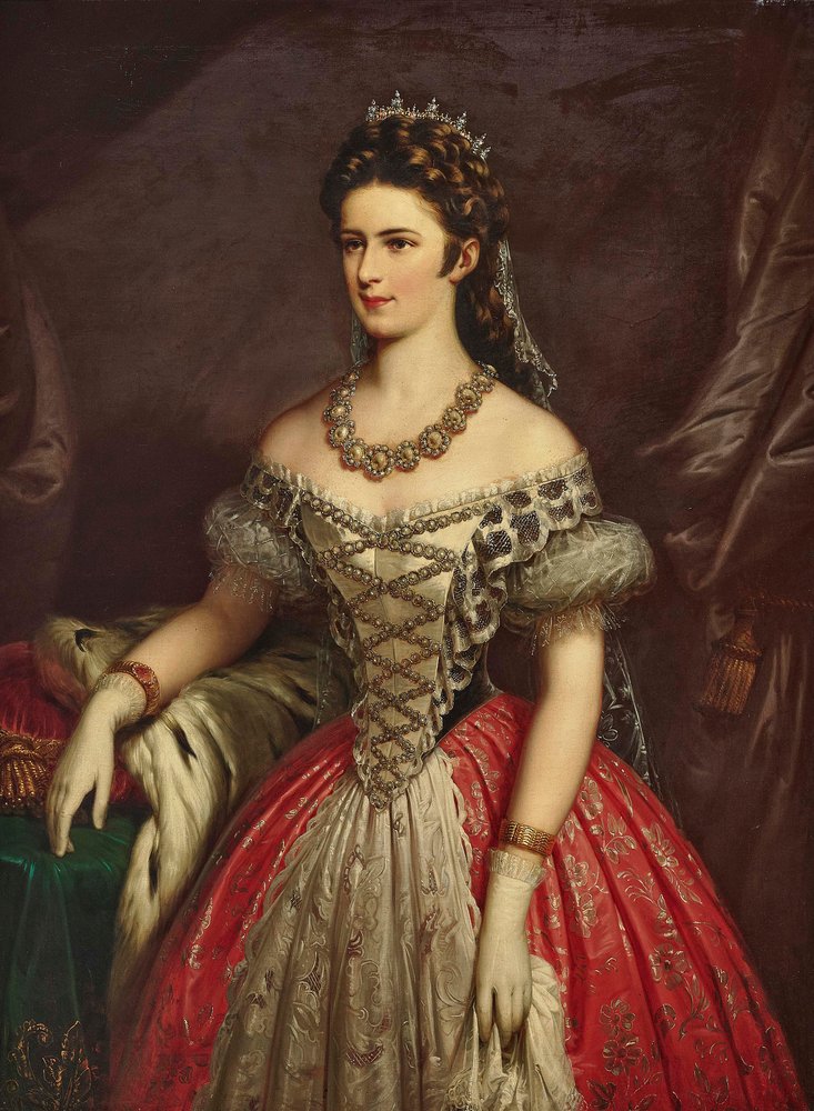 Portret van Elisabeth van Beieren door Franz Russ the Elder