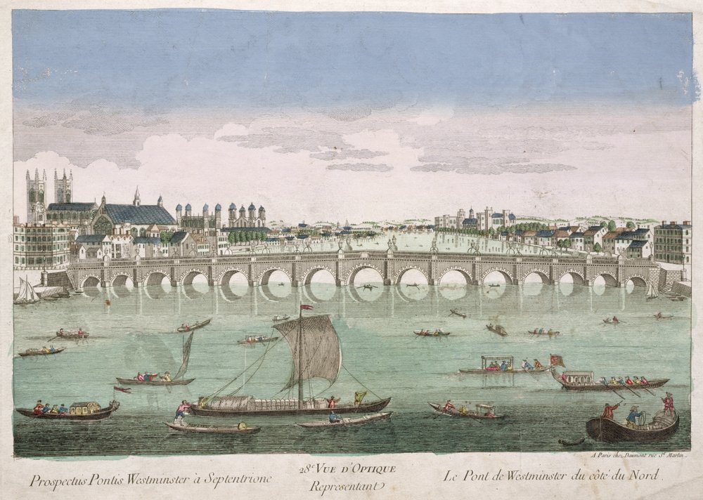 Westminster Bridge, Londen door French School