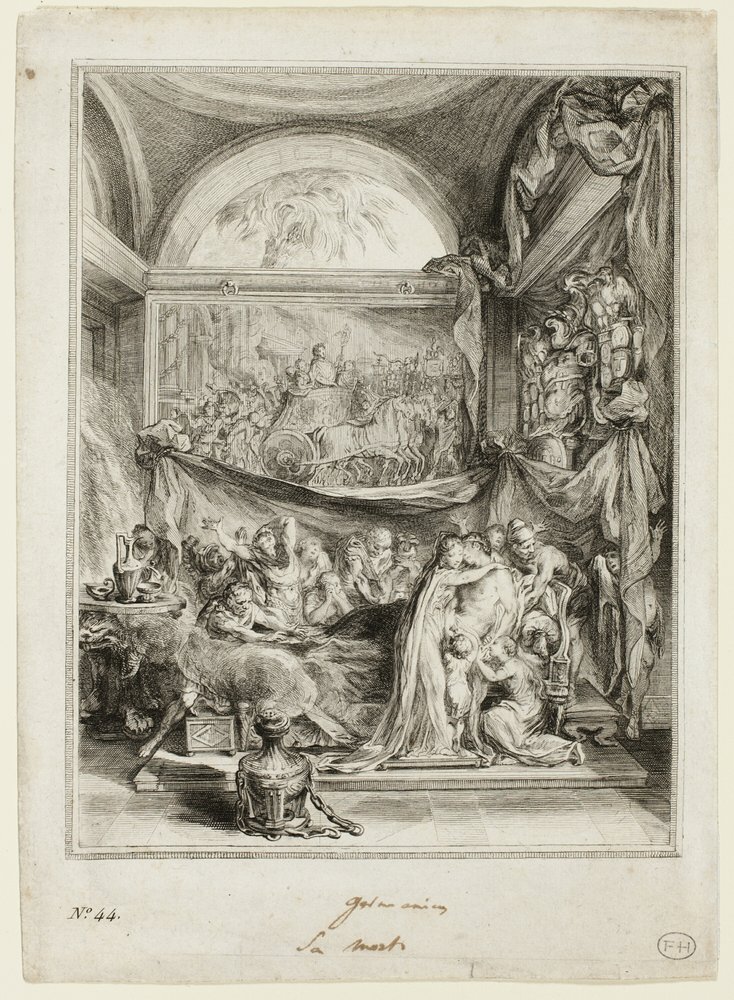 De dood van Germanicus, uit het Spectacle de l