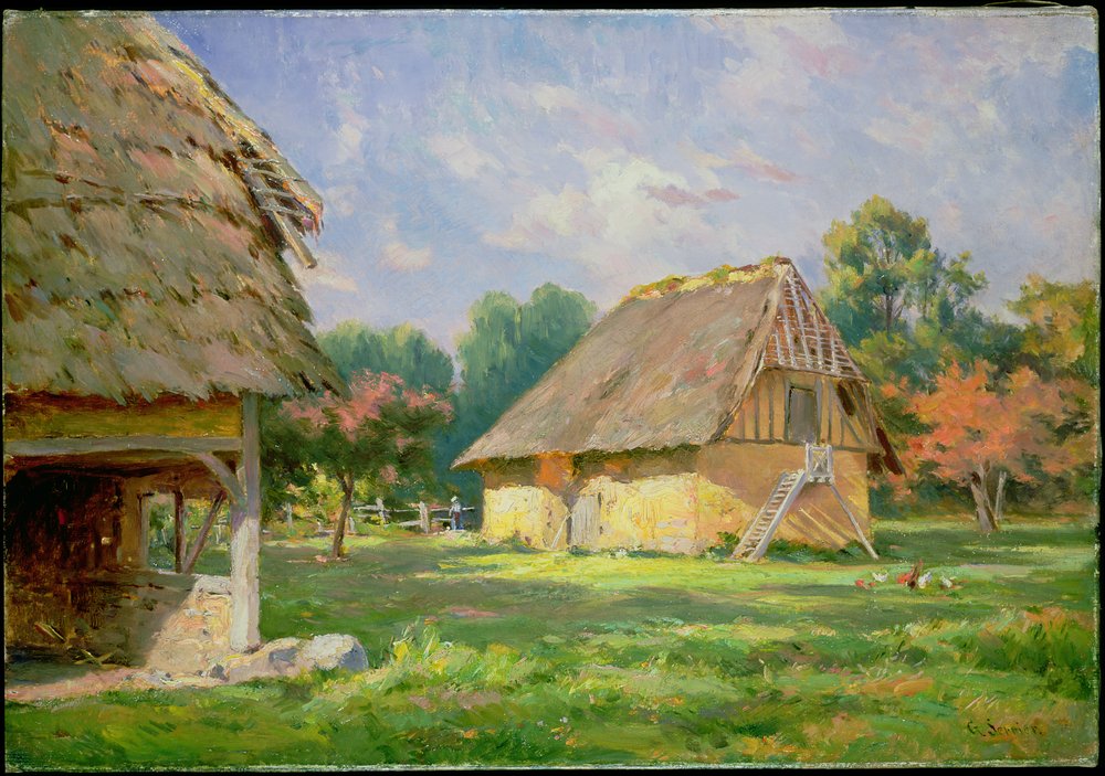 Normandische Boerderijen door Georges Serrier