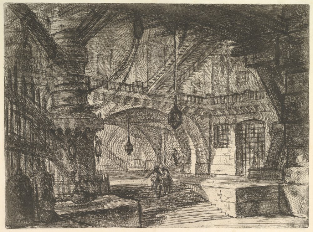 De Pier met Kettingen, uit Carceri d