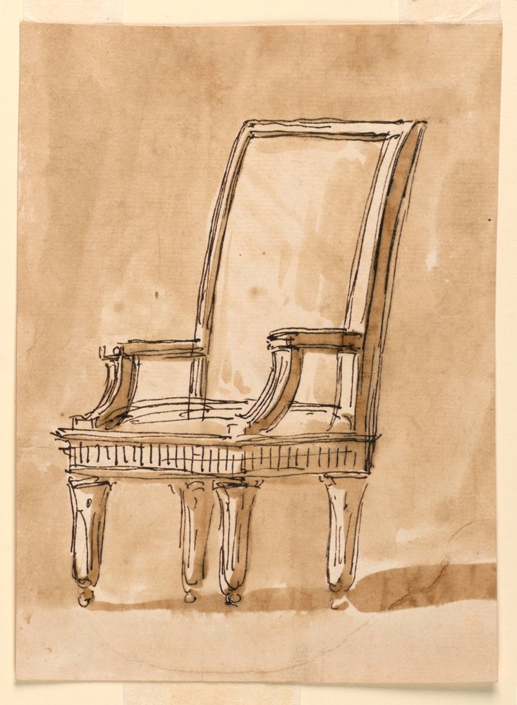 Fauteuil door Giuseppe Barberi
