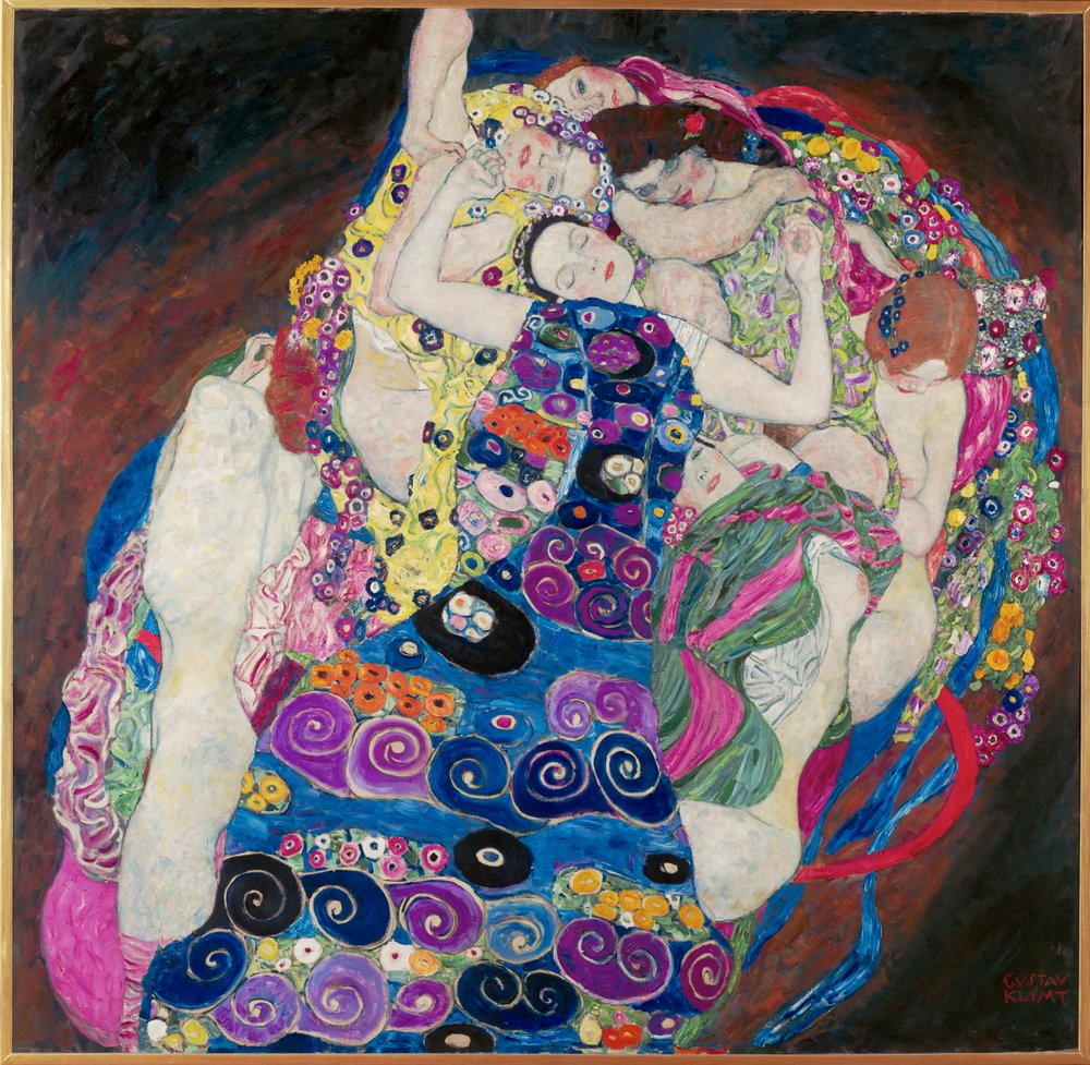 De Maagd door Gustav Klimt