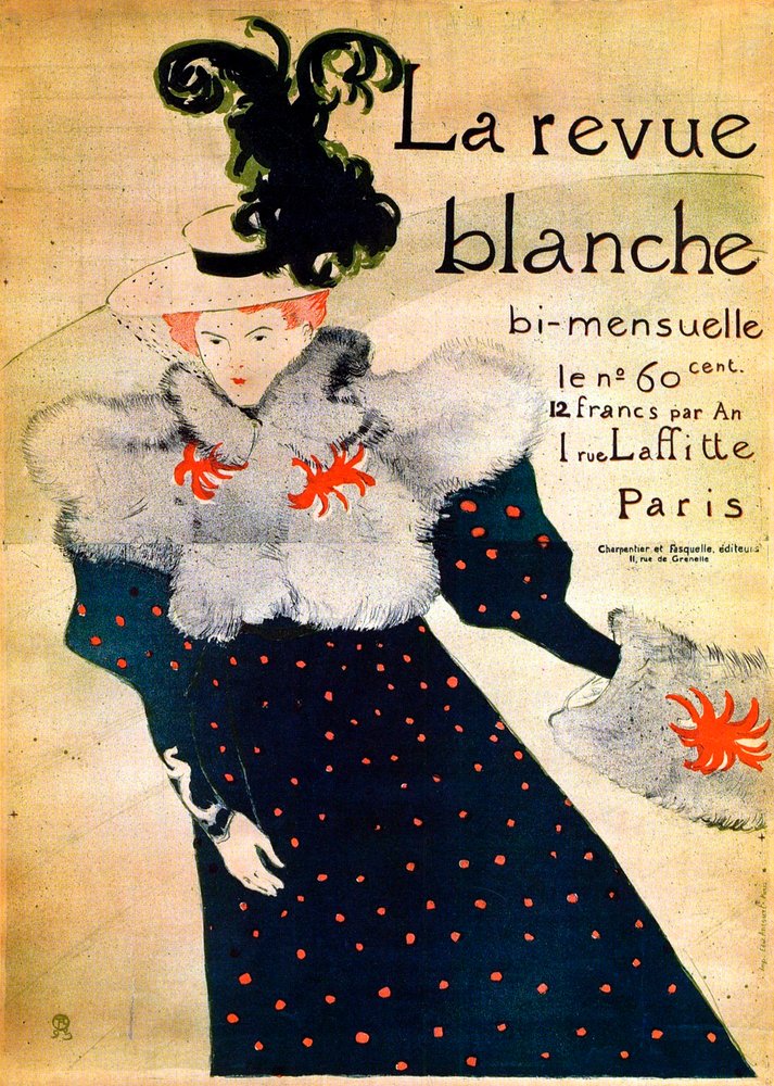 La Revue Blanche, 19e eeuw door Henri de Toulouse-Lautrec