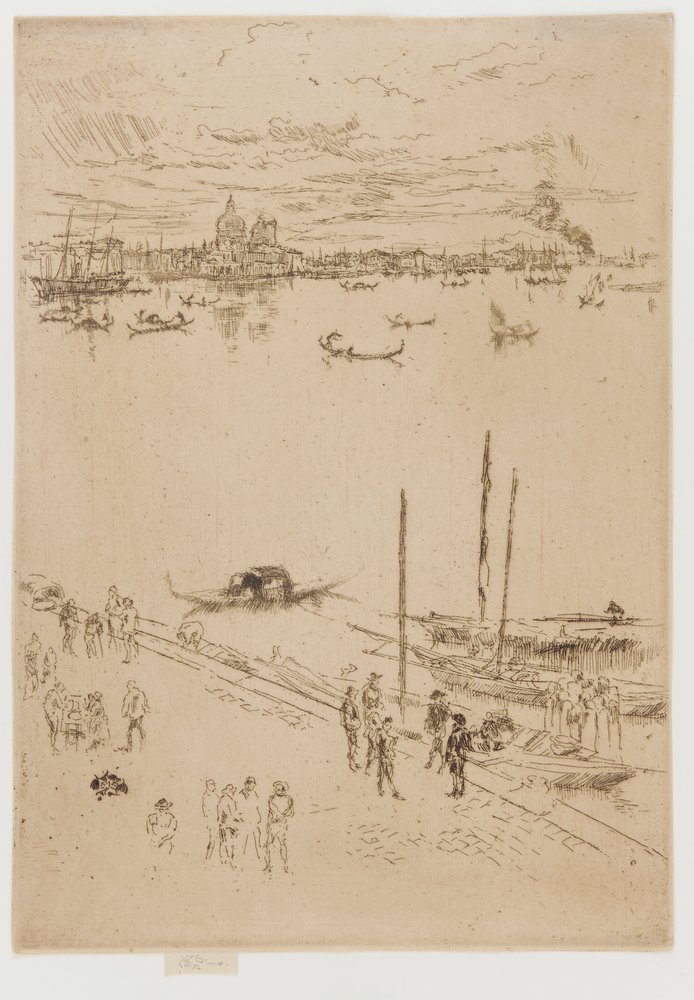 Rechtop Venetië door James Abbott McNeill Whistler