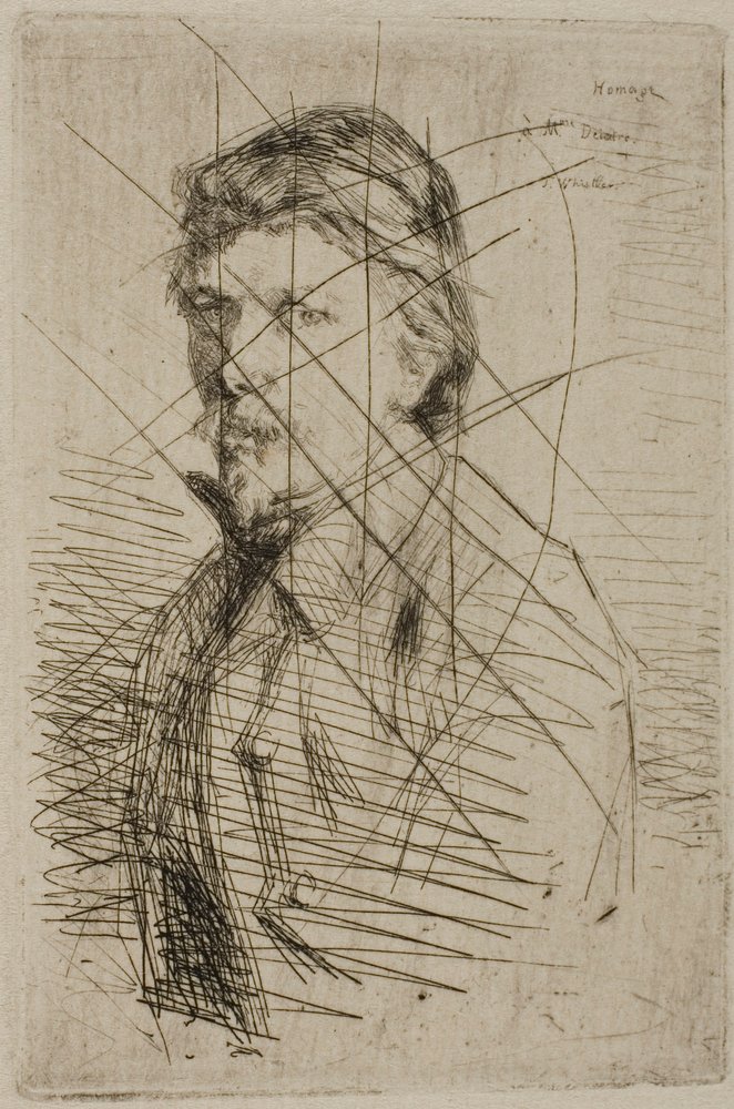Auguste Delâtre, drukker door James McNeill Whistler