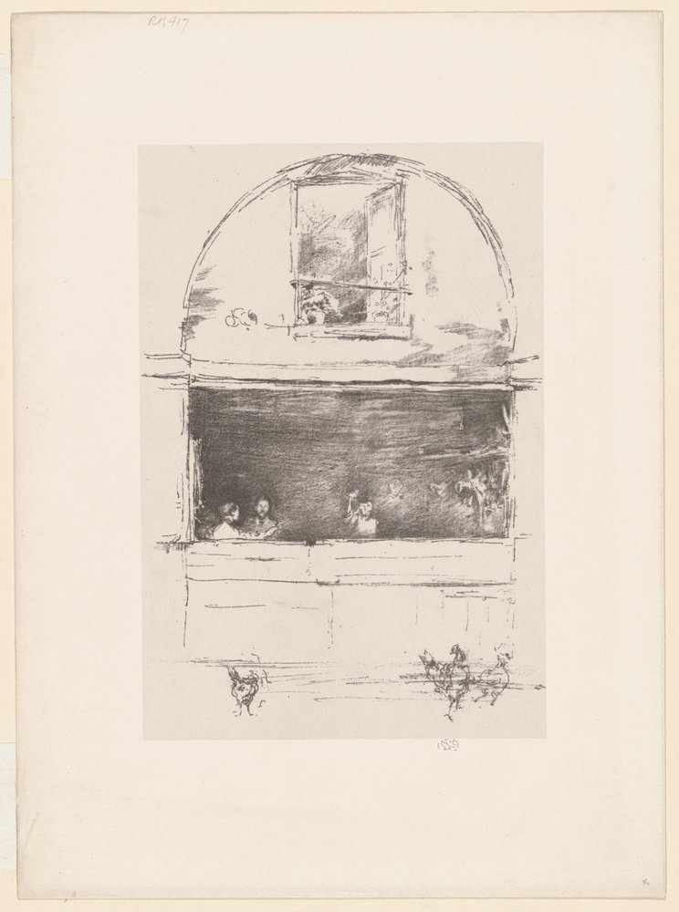 De smederij, Passage du Dragon door James McNeill Whistler