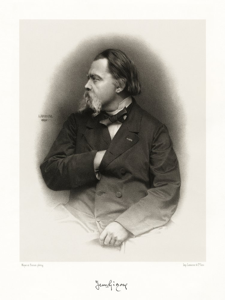 Jean François Gigoux door Jean Baptiste Adolphe Lafosse